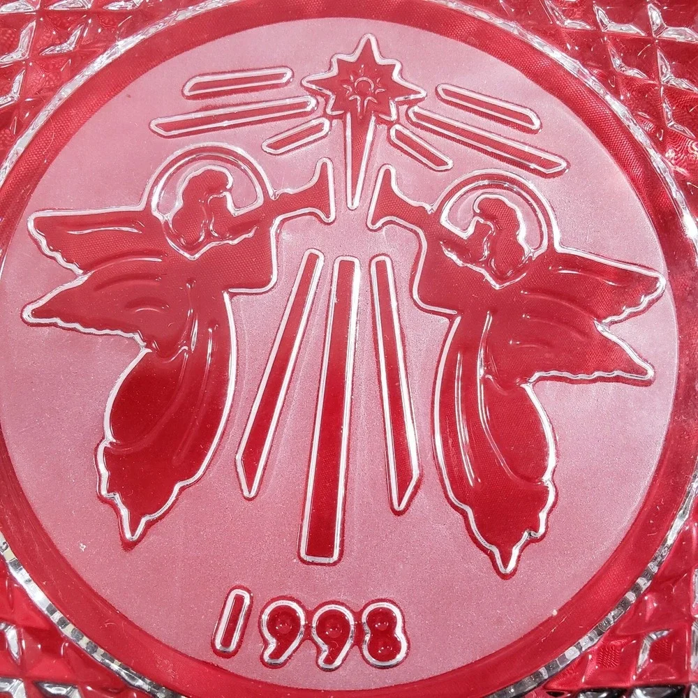 WATERFORD CRYSTAL Songs of Christmas Hark The Herald Angels Sing Plate NiB